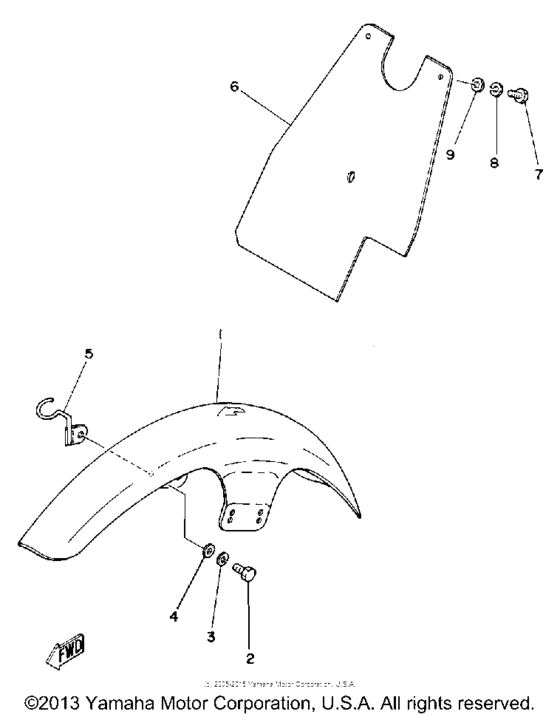 Front fender - rear fender