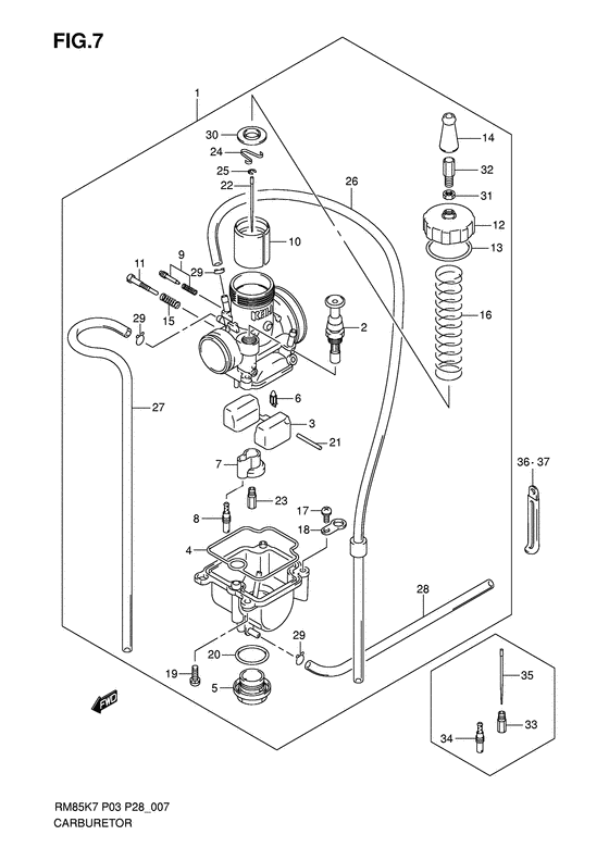 Carburetor assy
