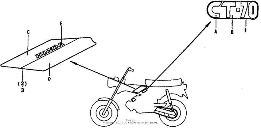 CT70 Наклейки