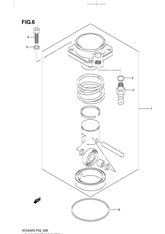 AY50 Air compressor assy  / susp