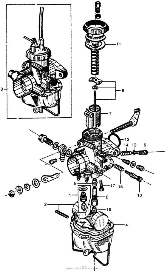 Right carburetor