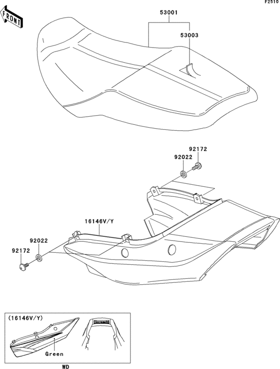 ZR1200 Сиденье