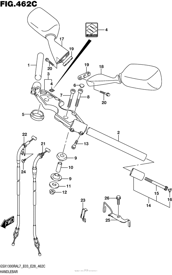 Handlebar (Gsx1300Ral7 E33)