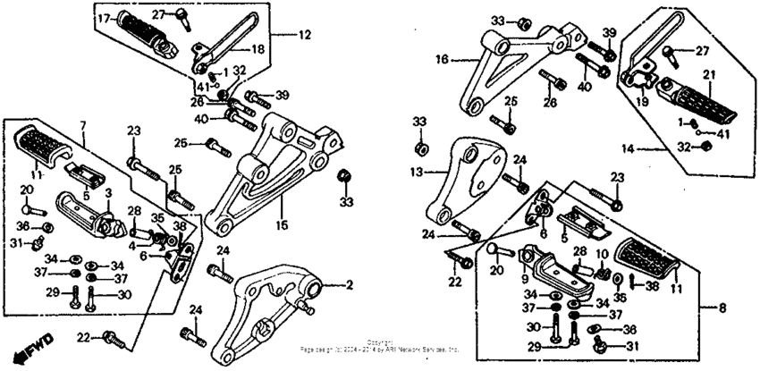 Footpegs
