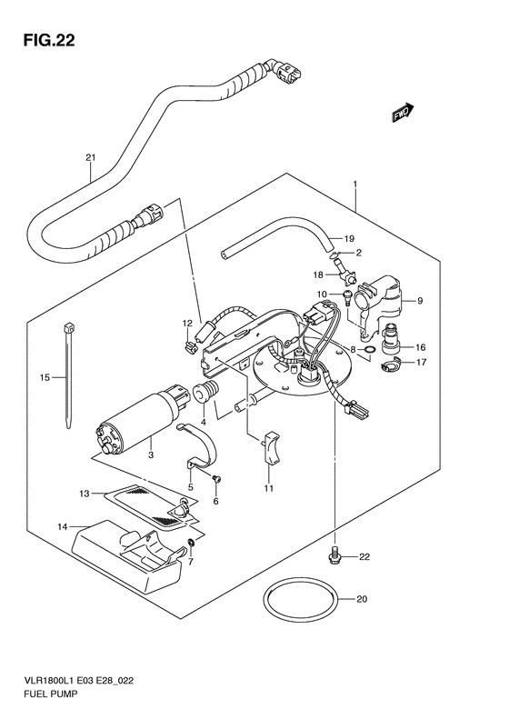 VLR1800 Топливный насос