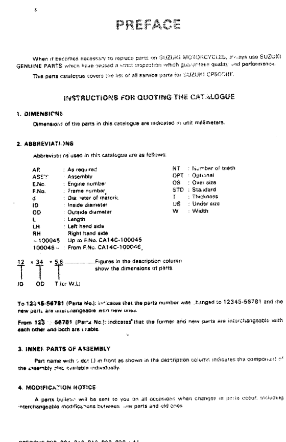 CP50 Catalog preface