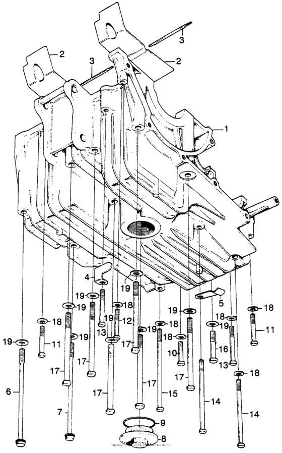 Lower crankcase