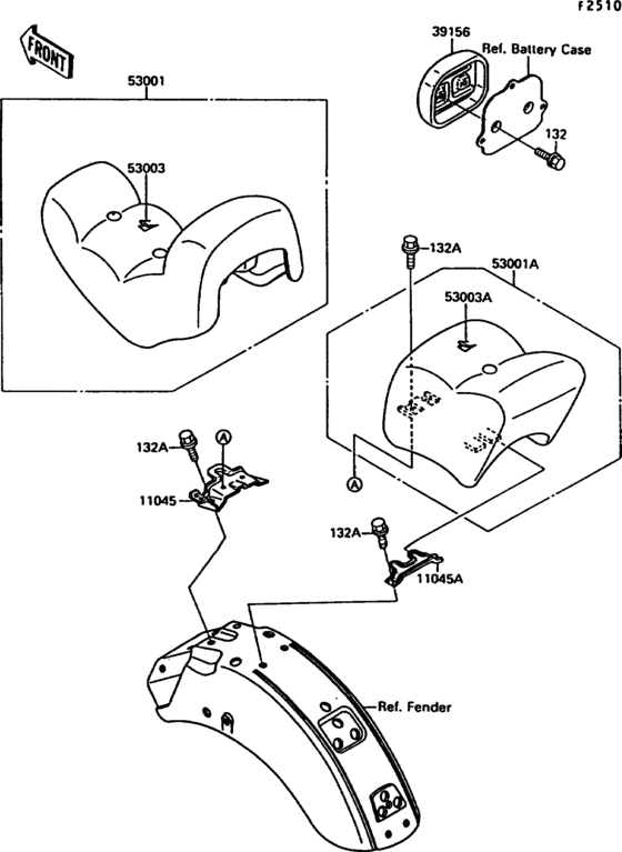 VN1500 Сиденье