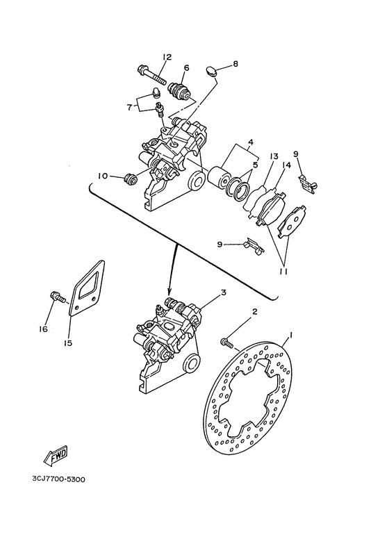  Задний суппорт