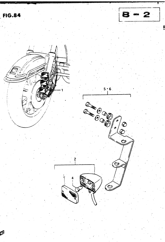 Front marker lamp set