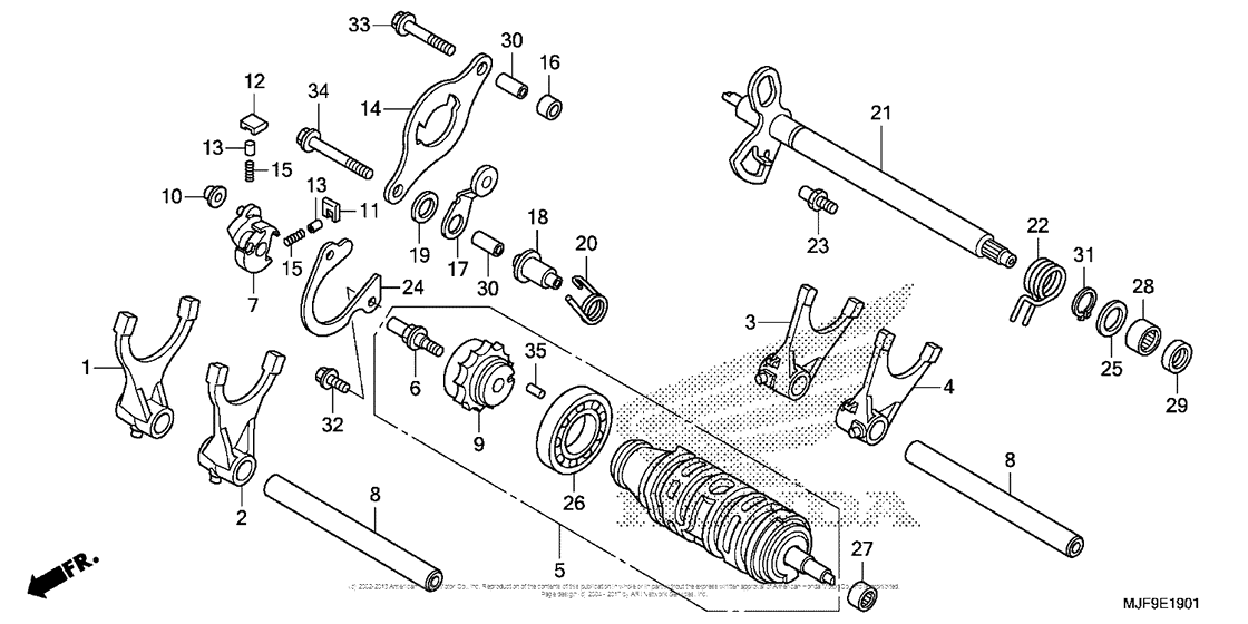 Gearshift Drum (2)