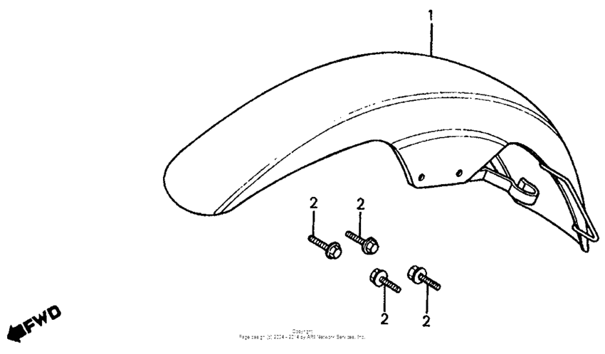 VF700S Переднее крыло