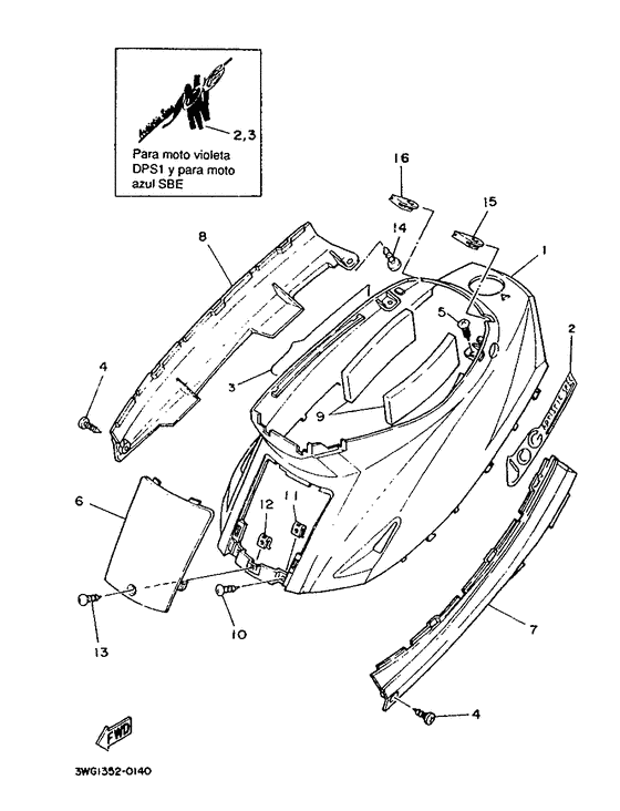 CY50 Carroceria delantera posterior