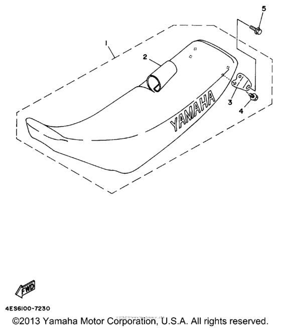 YZ80K1 Сиденье