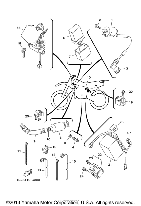 TTR125EX Электрика