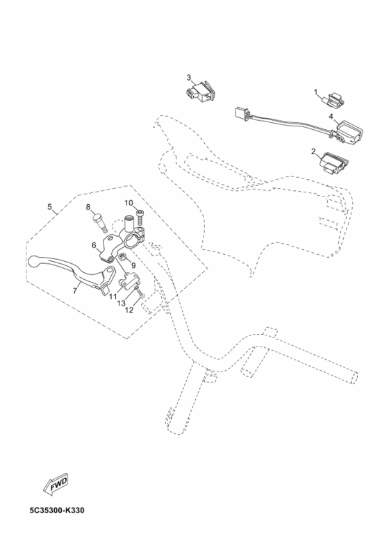 Handle switch & lever