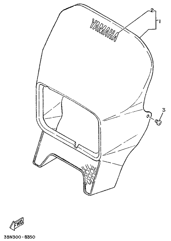 DT125E Обтекатель 1