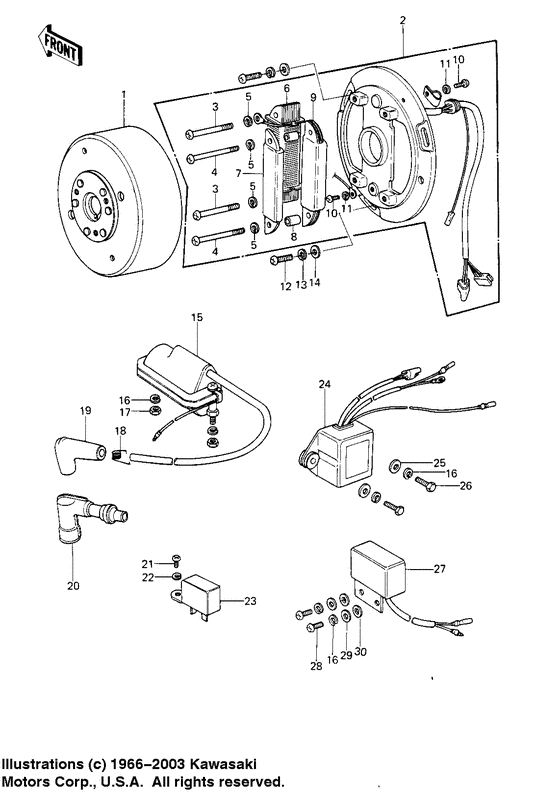 Ignition/generator/regulator