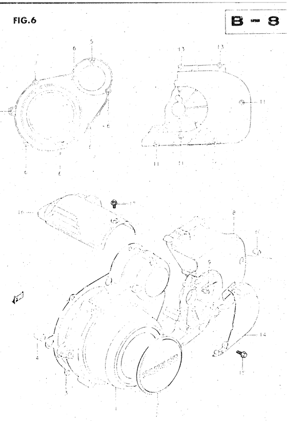 Crankcase lh cover