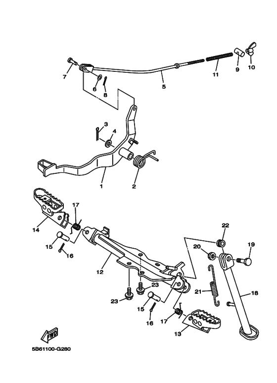 Stand & footrest