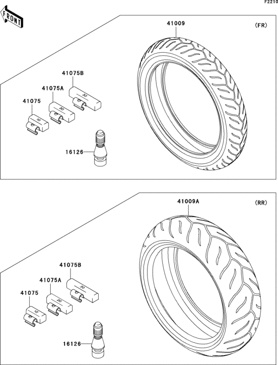 ZX1000 Покрышки