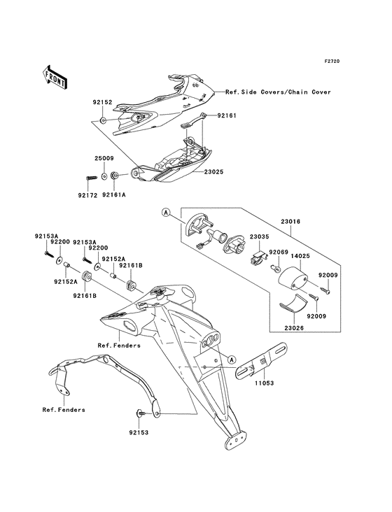 Taillight unit ass`y