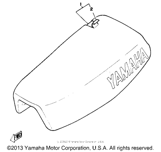 YZ80H Сиденье