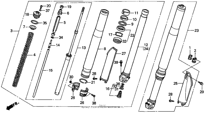 Front fork 94