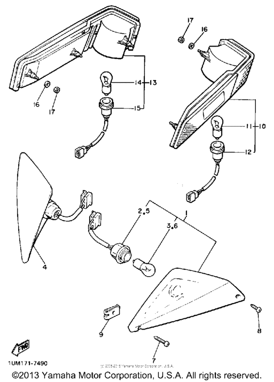 XVZ13DT Поворотники