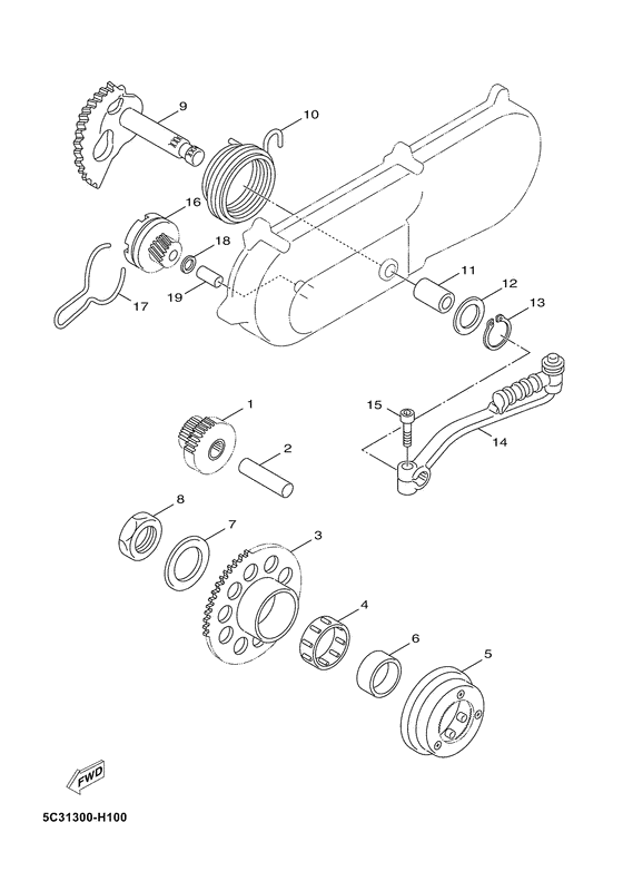 YN50F Стартер