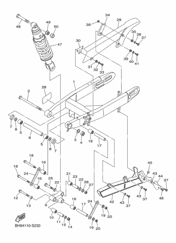 Rear arm & suspension