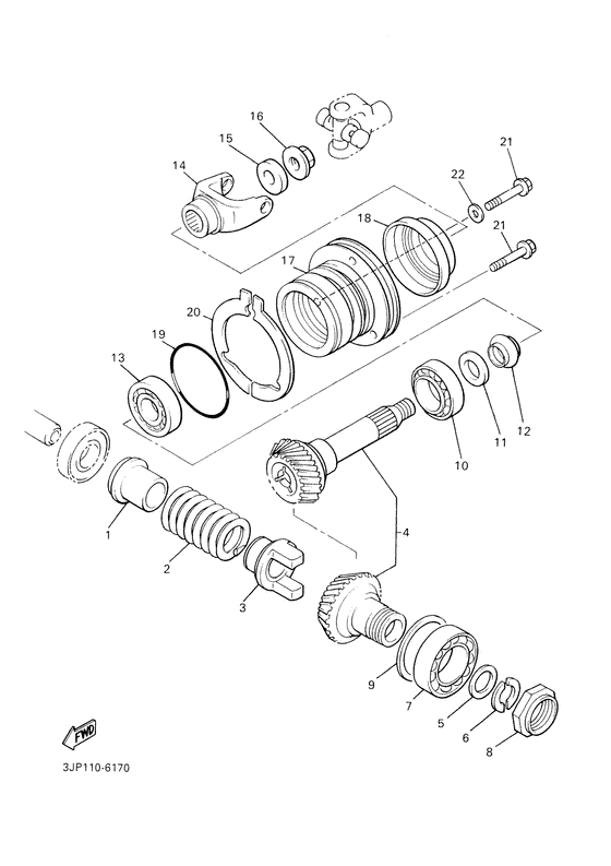 VMX12 Промежуточный ведущий вал