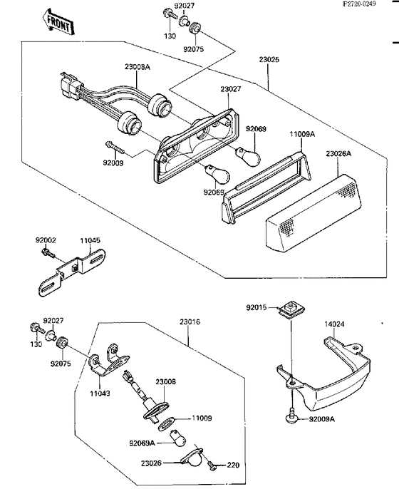 Taillight unit ass`y