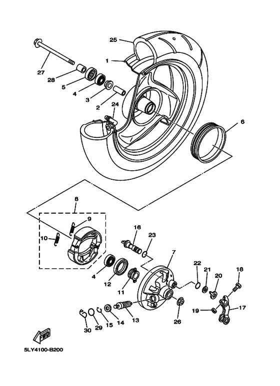Transom + tube