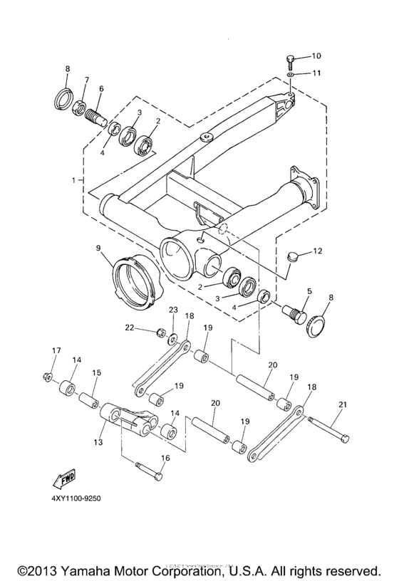 XVZ1300TFR Бугель
