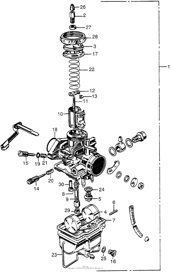 Ca175 carburetor