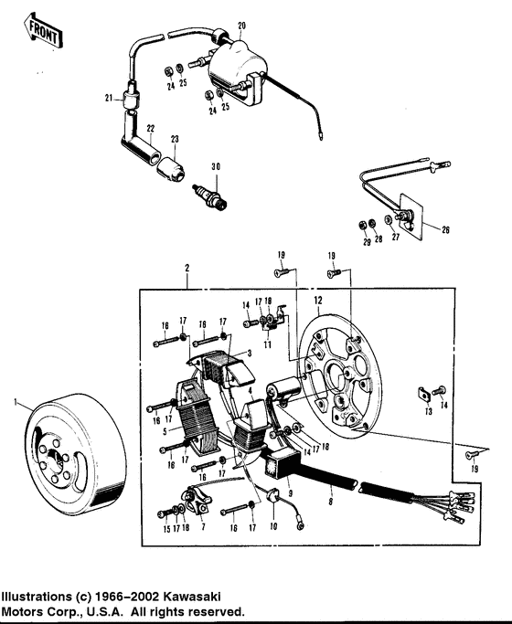 Ignition/generator/rectifier