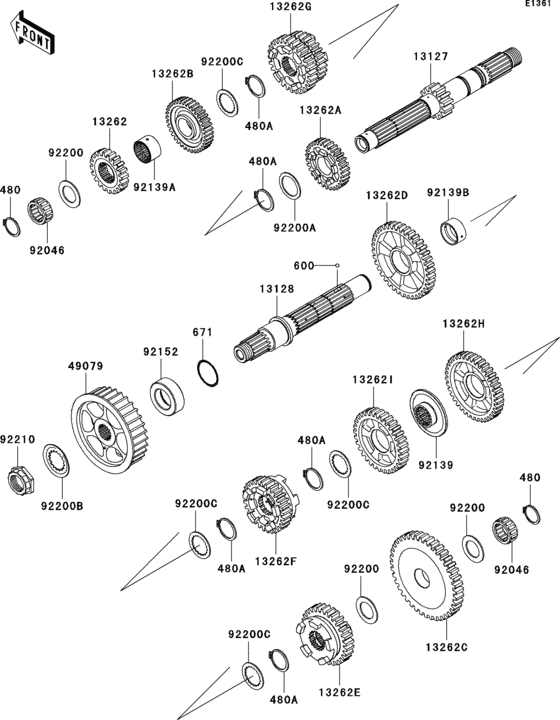 VN1700 Трансмиссия