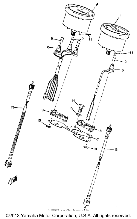 Speedometer & tachometer