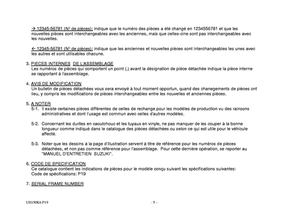 UH150 Catalog preface