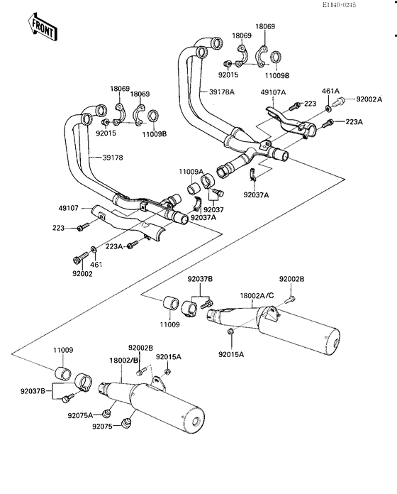 Muffler comp