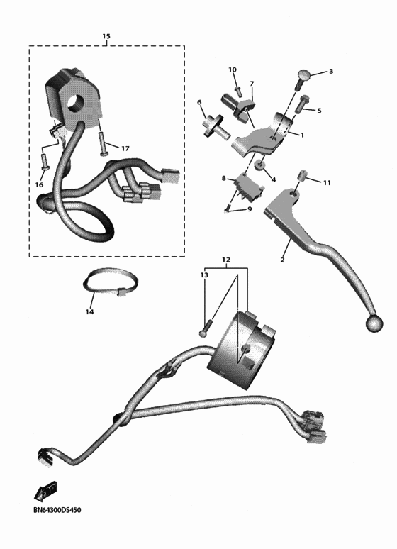 Handle switch & lever