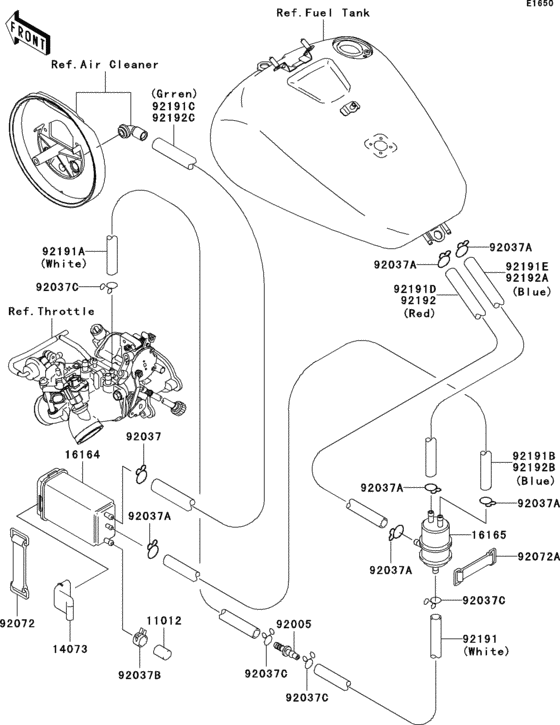 VN1500 Топливная система