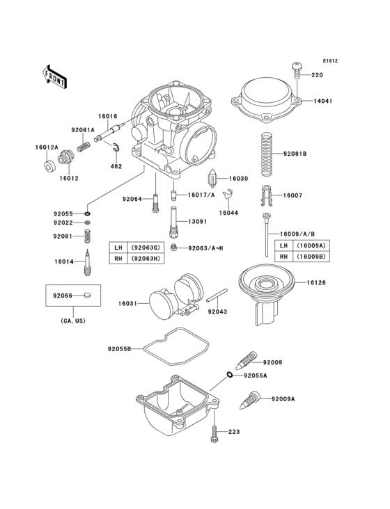 Carburetor parts(1/2)
