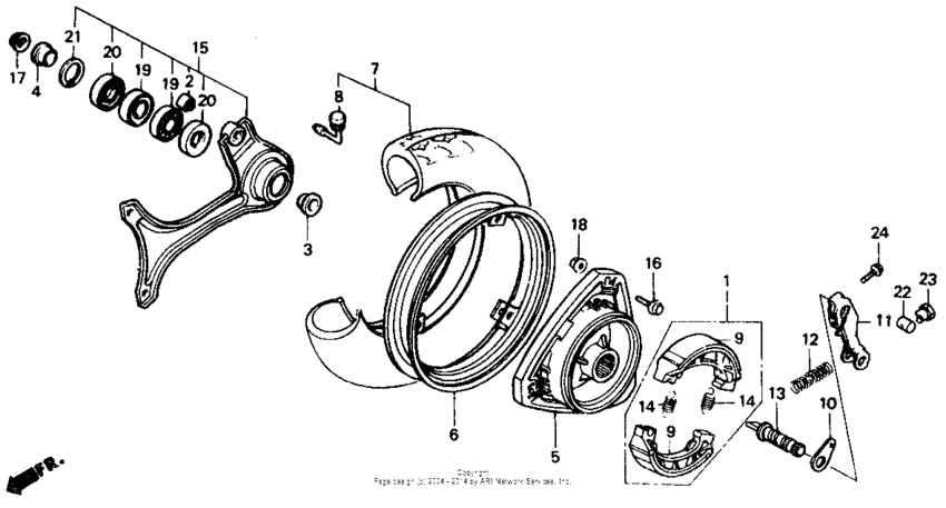 Rear wheel 85-86