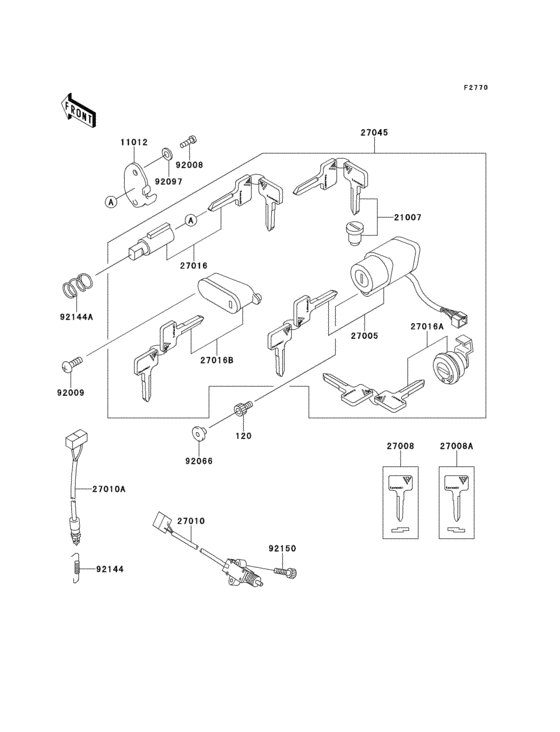 Ignition switch(vn400-c4)