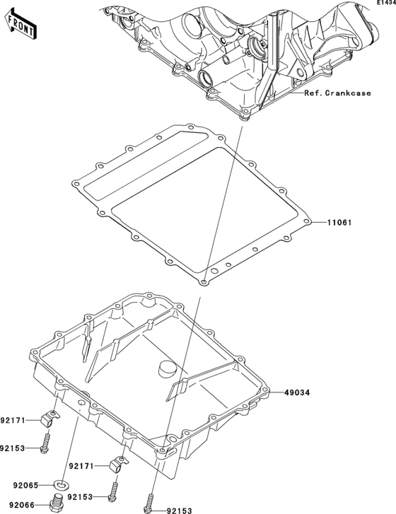 ZX1000 Маслянный поддон