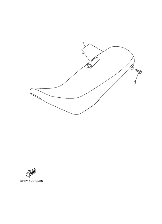 TTR125LE Сиденье