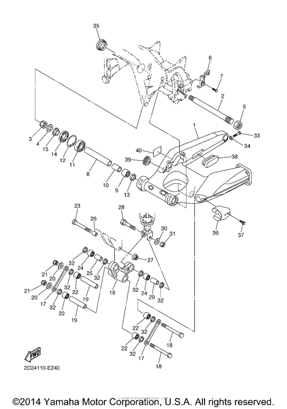 FJR13AEV Бугель