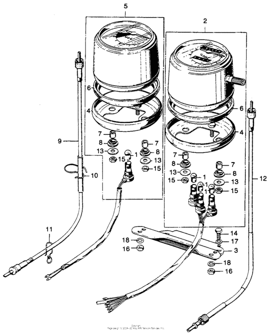 Speedometer + tachometer i